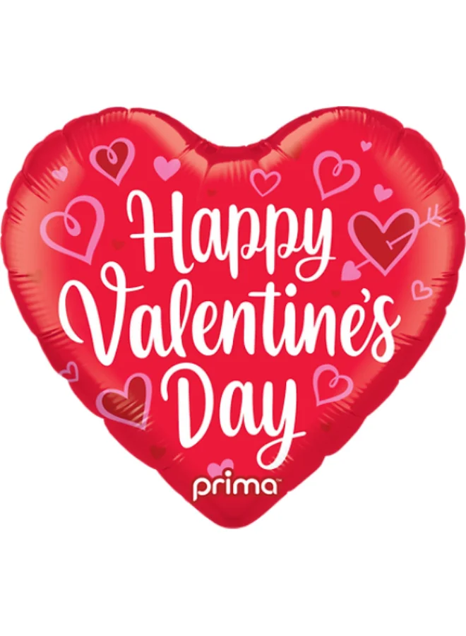 بارتي كاميل بالون فويل على شكل قلب  بوصة لعيد الحب